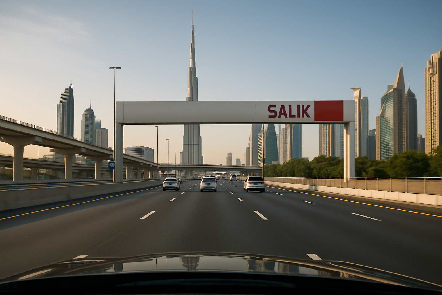 Smooth driving on Dubai toll roads